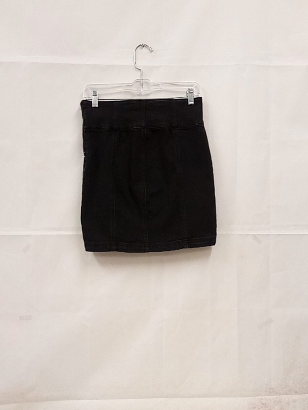 SO Black Denim Pencil Skirt 4813b